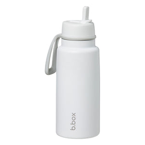 B.box Insulated Flip Top 1 Litre Drink Bottle - Whiteout