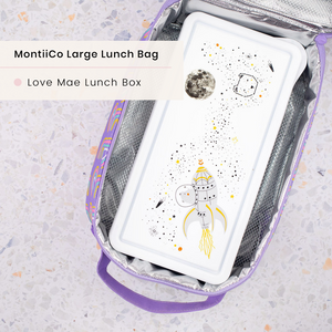 MontiiCo Large Insulated Lunch Bag - Goal Keeper