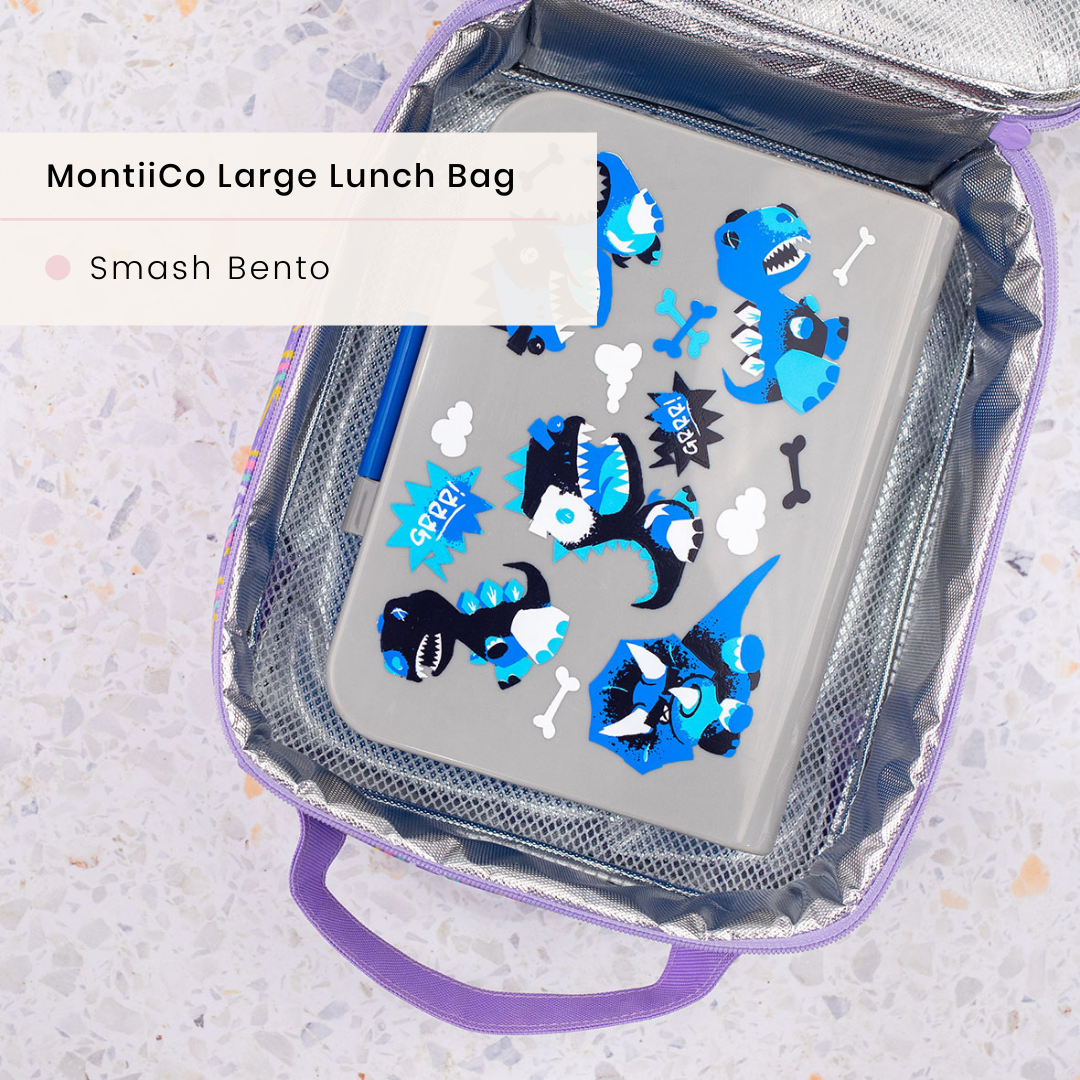 MontiiCo Large Insulated Lunch Bag  - Unicorn Magic