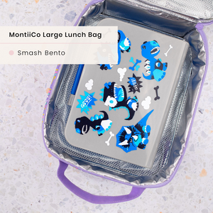 MontiiCo Large Insulated Lunch Bag - Goal Keeper