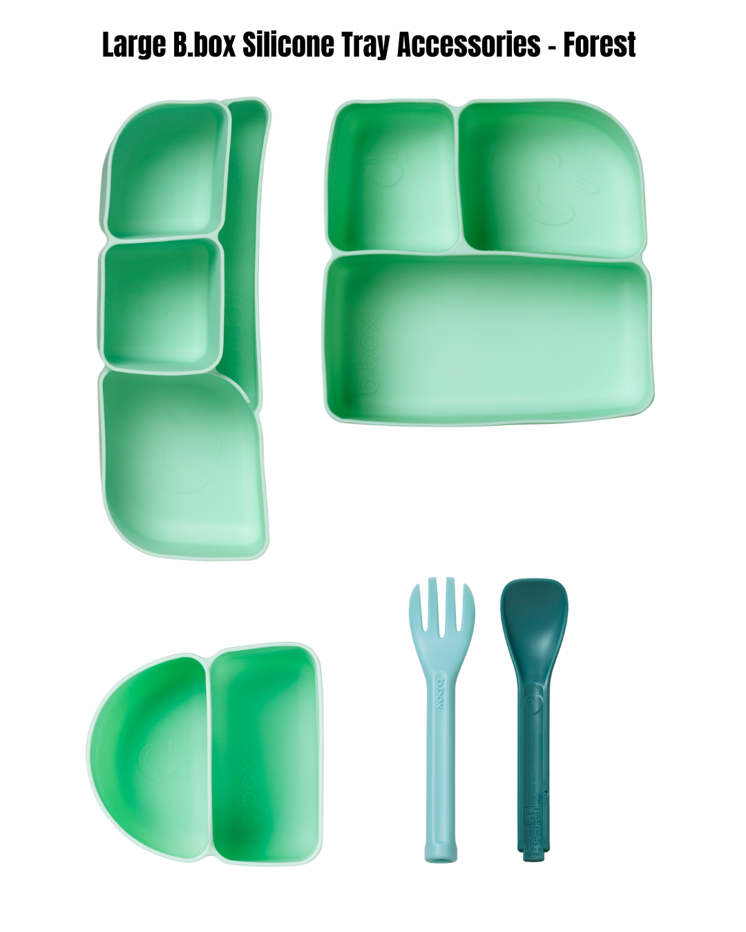 Large B.box and Snack box Insert Bundle - Forest