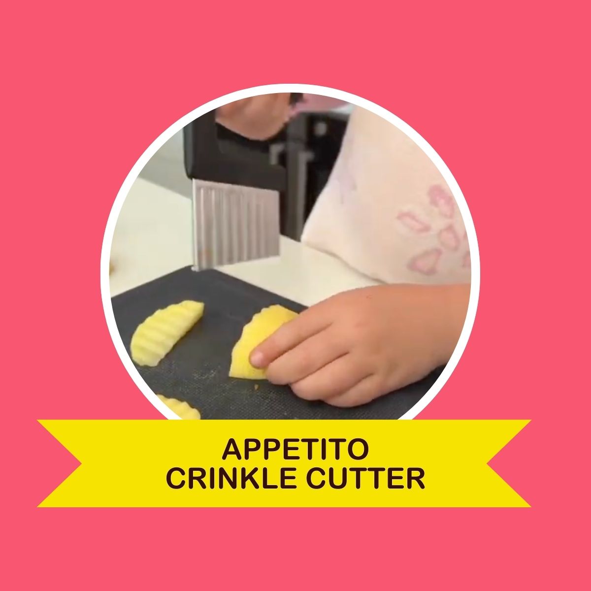 Appetito Crinkle Cutter