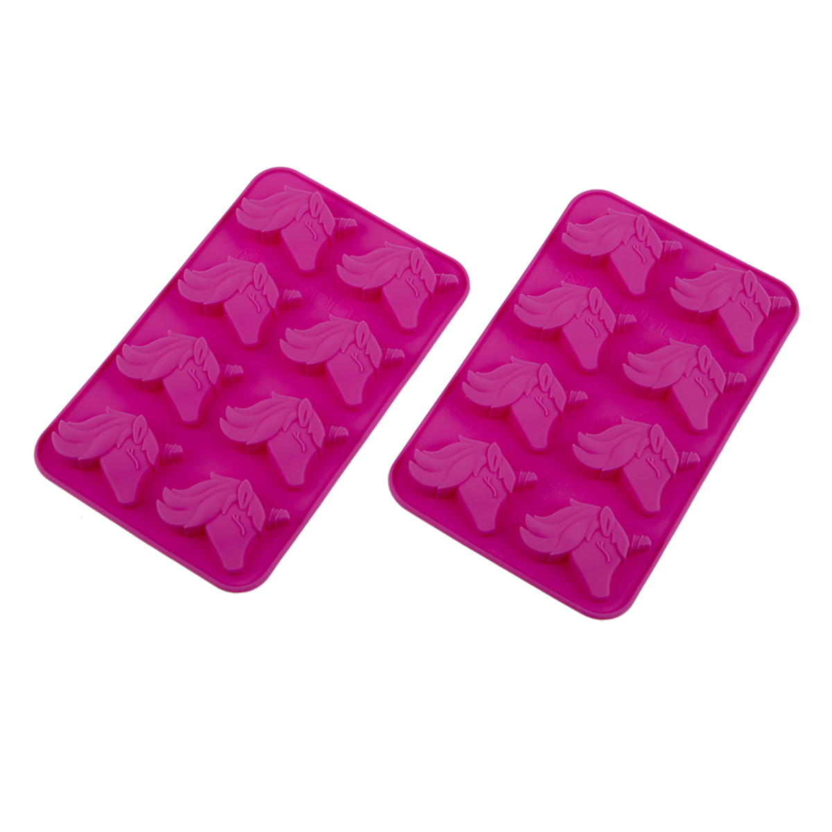 DAILY BAKE SILICONE UNICORN 8 CUP CHOCOLATE MOULD SET 2 - PINK
