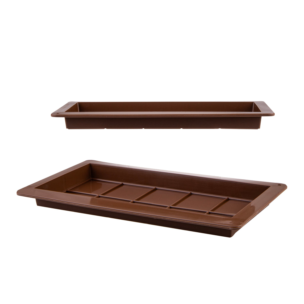 DAILY BAKE SILICONE CHOCOLATE BAR MOULD SET 2 - CHOCOLATE
