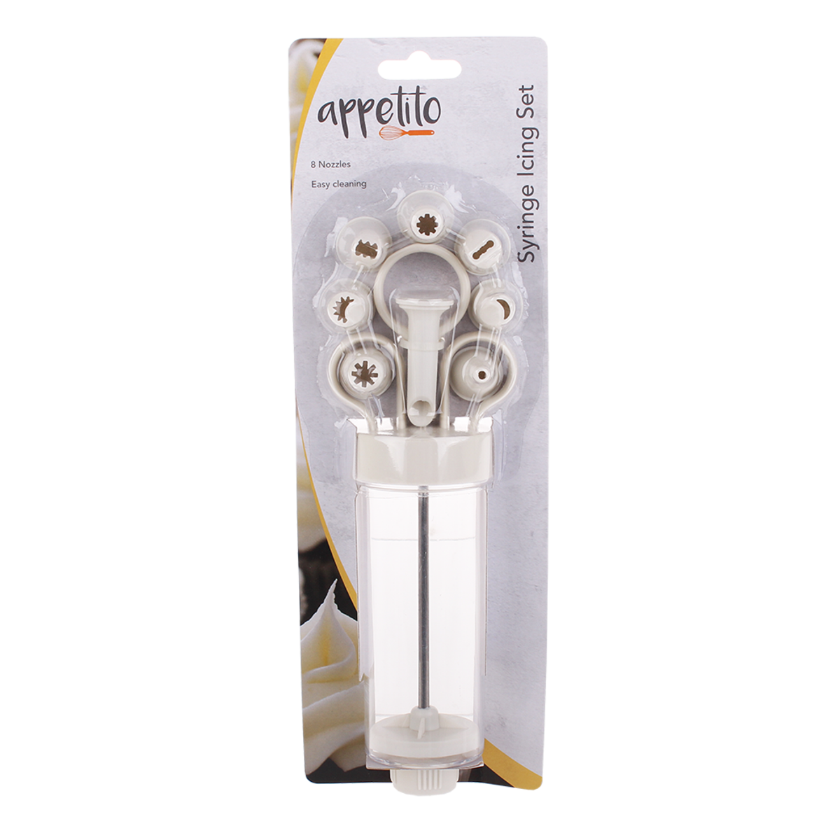 APPETITO SYRINGE ICING SET W/ 8 NOZZLES