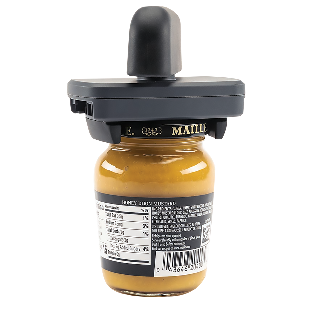 APPETITO TWIST &amp; GRAB JAR OPENER - BLACK