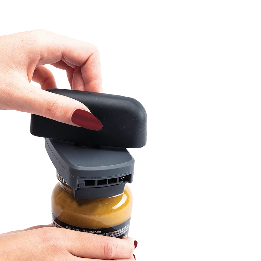 APPETITO TWIST &amp; GRAB JAR OPENER - BLACK