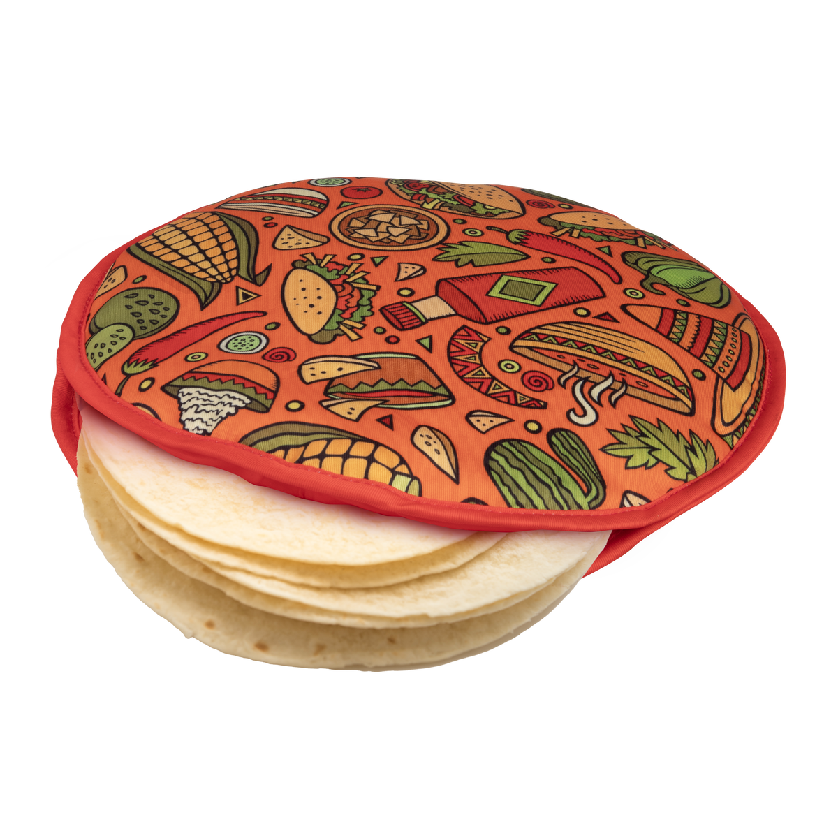 APPETITO TORTILLA WARMER POUCH - FIESTA