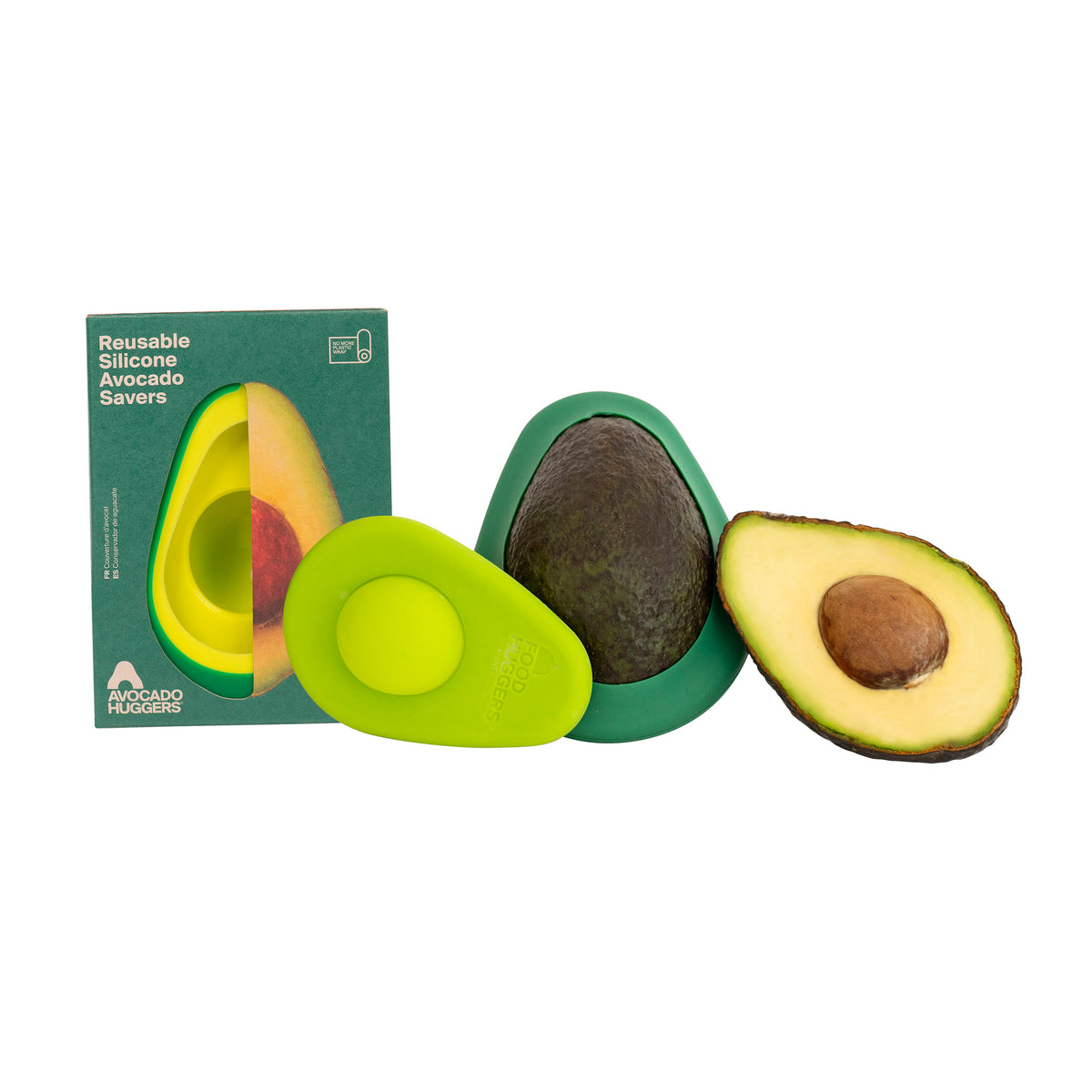 FOOD HUGGERS AVOCADO HUGGER SET 2 - FRESH GREEN