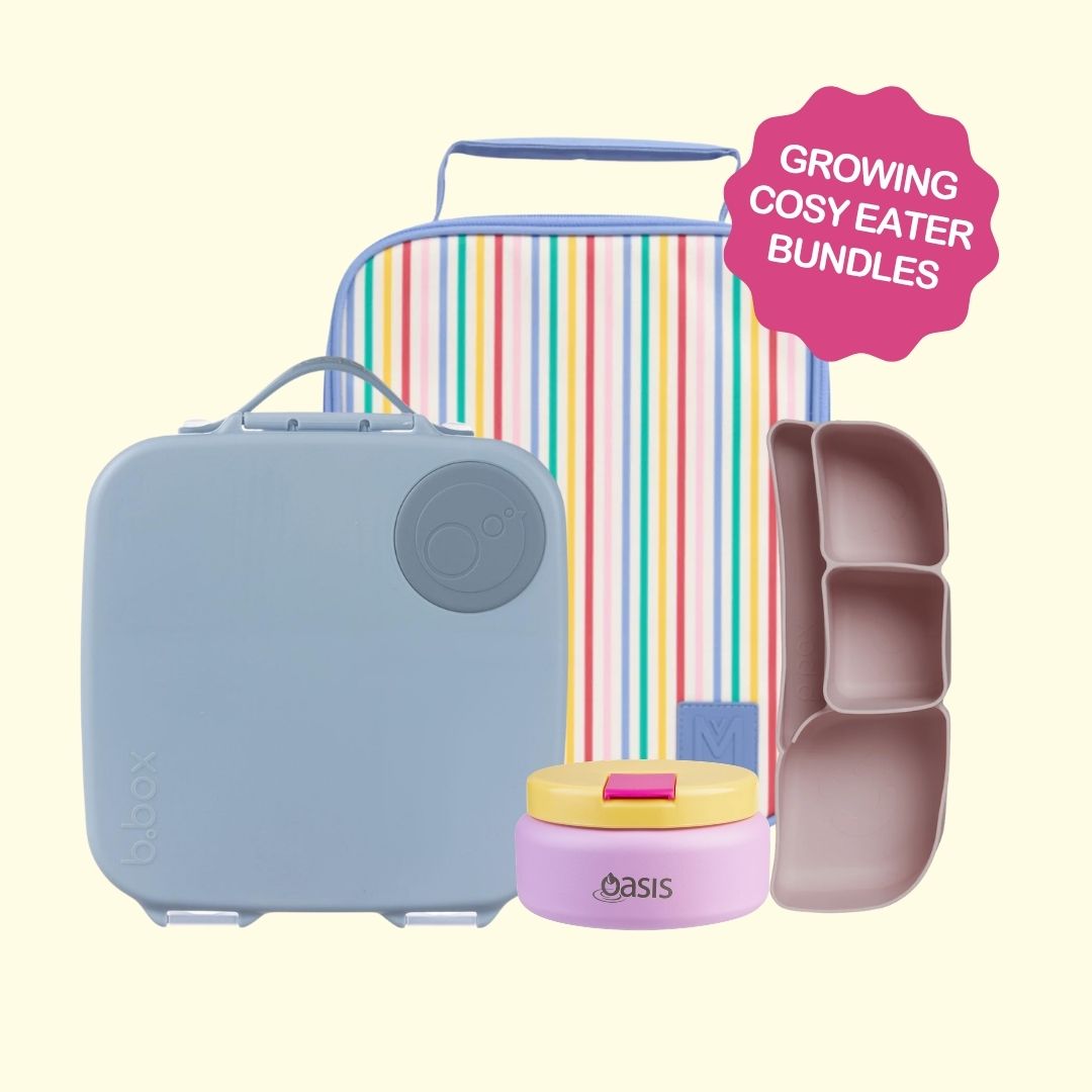 Growing Cosy Eater Bundle - Fruity Stripe/Lemon Twist