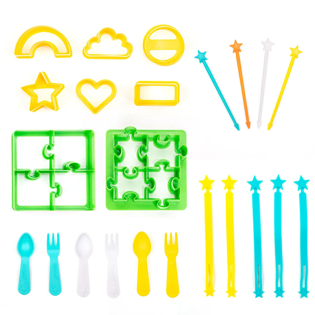Lunch Punch Puzzle &amp; Mini Bites Cutters &amp; Bento Fun Set