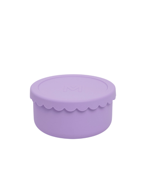 MontiiCo Silicone Scallop Bowl - Lilac