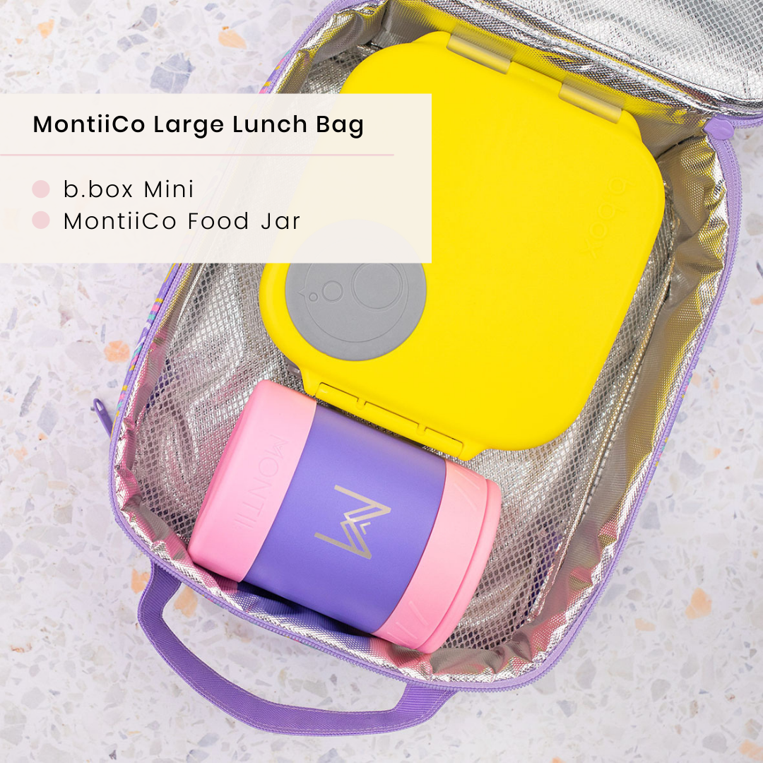 Montiico Insulated Lunch bag - Midnight V2 - large