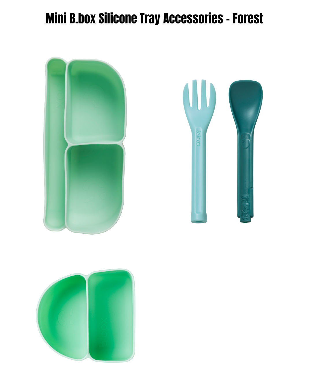 Mini B.BOX AND SNACK BOX INSERT BUNDLE - Forest