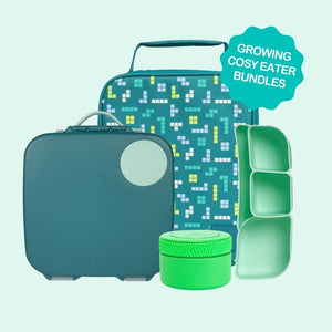 Growing Cosy Eater Bundle - Stacker/Emerald Green