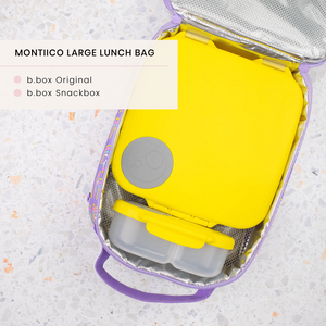 MontiiCo Large Insulated Lunch Bag  - Dinosaur Land