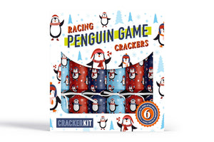 Mistletoe & Merry Games - Racing Penguins Christmas Crackers