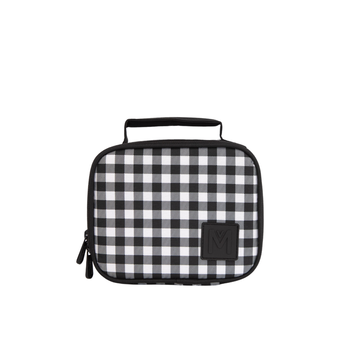 Montiico mini Insulated Lunch bag - Black Gingham