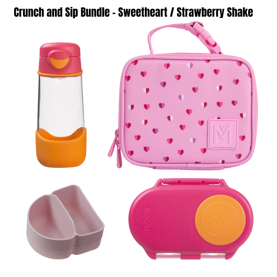 Crunch and Sip Bundle - Sweetheart / Strawberry Shake