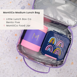 MontiiCo Medium Insulated Lunch Bag - Unicorn Magic