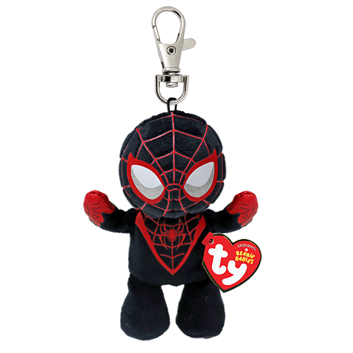 Ty Beanie Boos Miles Morales Clip