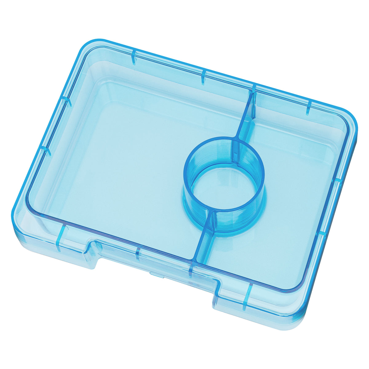 YUMBOX SNACK BOX 3 COMPARTMENT - TWINKLE AQUA - GLITTER
