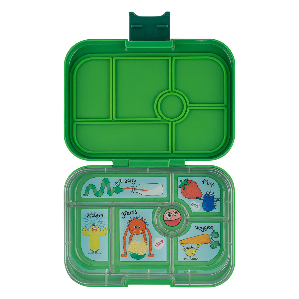 Yumbox Original 6 - JURASSIC GREEN (MONSTERS)