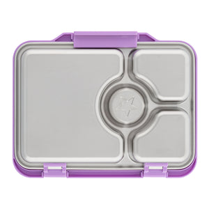 YUMBOX PRÊT STAINLESS STEEL BENTO BOX 4 COMPARTMENT -LAVANDE PURPLE