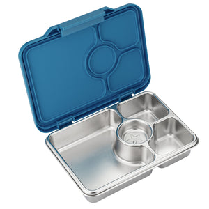 YUMBOX PRÊT STAINLESS STEEL BENTO BOX 4 COMPARTMENT -NORMANDY BLUE