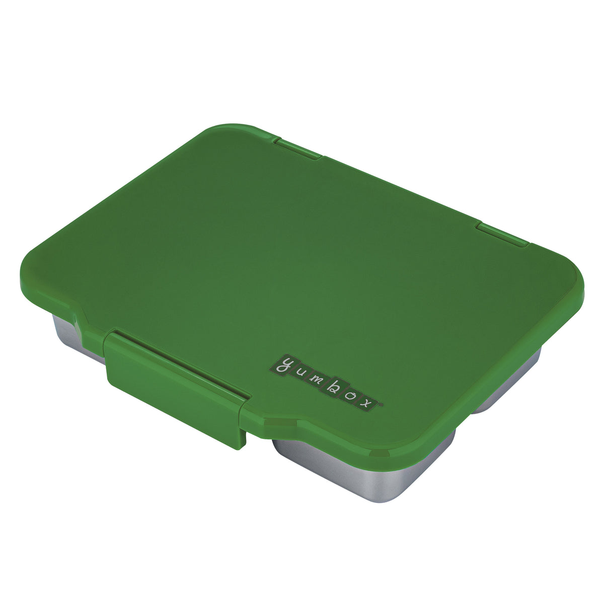 YUMBOX PRÊT STAINLESS STEEL BENTO BOX 4 COMPARTMENT -POMME GREEN