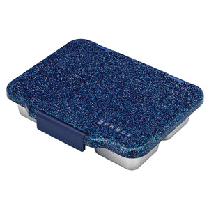 YUMBOX PRÊT STAINLESS STEEL BENTO BOX 4 COMPARTMENT -TWILIGHT BLUE (GLITTER)