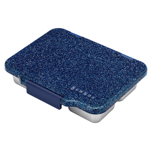 YUMBOX PRÊT STAINLESS STEEL BENTO BOX 4 COMPARTMENT -TWILIGHT BLUE (GLITTER)