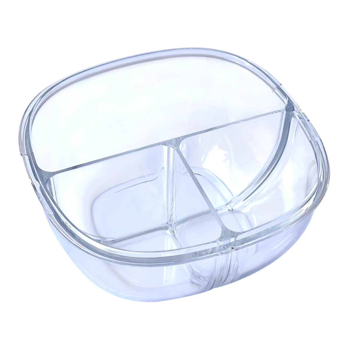 YUMBOX 3 COMPARTMENT SNACK BOWL 384ML -HAZE PURPLE