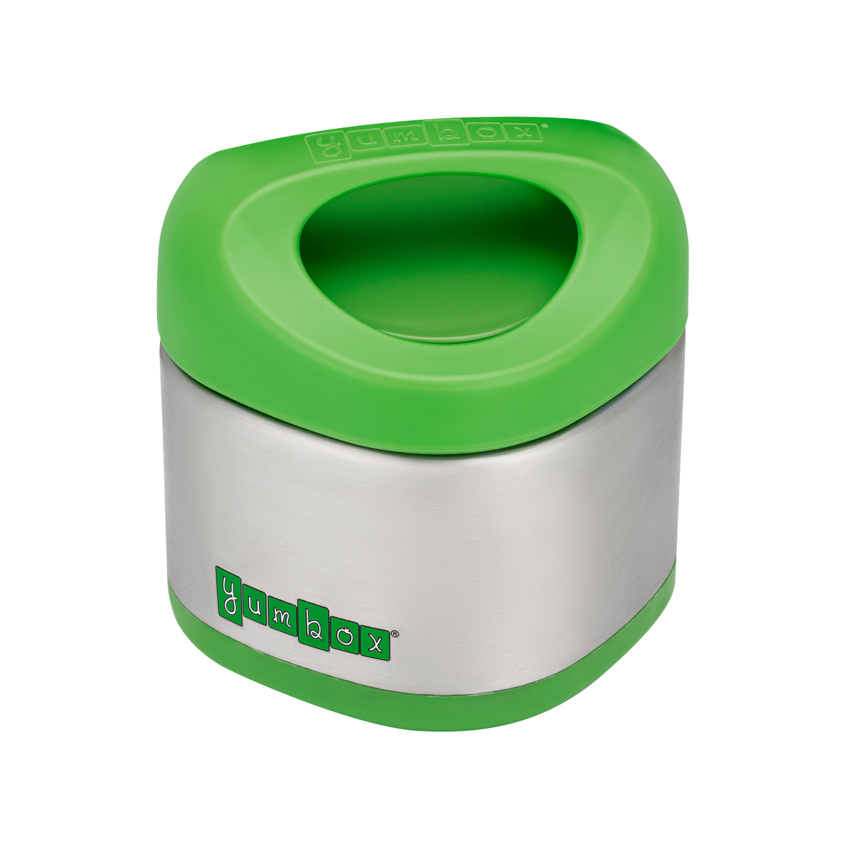 YUMBOX CUBI STAINLESS STEEL THERMAL FOOD JAR 295ML - Apple Green