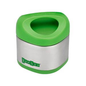 YUMBOX CUBI STAINLESS STEEL THERMAL FOOD JAR 295ML - Apple Green