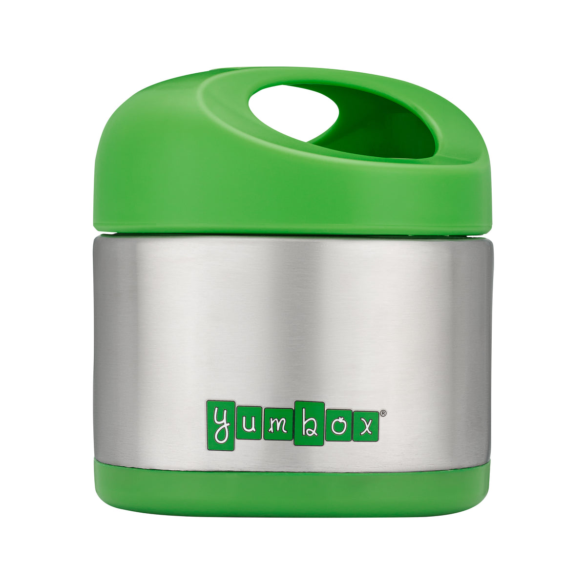 YUMBOX CUBI STAINLESS STEEL THERMAL FOOD JAR 295ML - Apple Green