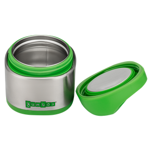 YUMBOX CUBI STAINLESS STEEL THERMAL FOOD JAR 295ML - Apple Green