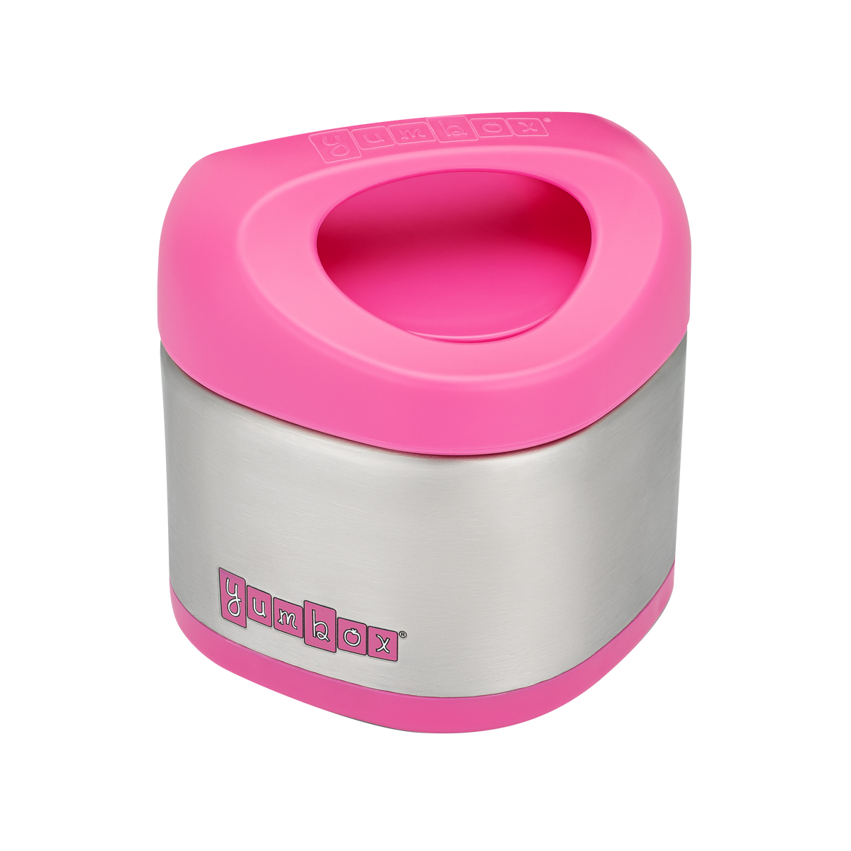 YUMBOX CUBI STAINLESS STEEL THERMAL FOOD JAR 295ML - Berry Pink