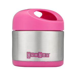 YUMBOX CUBI STAINLESS STEEL THERMAL FOOD JAR 295ML - Berry Pink