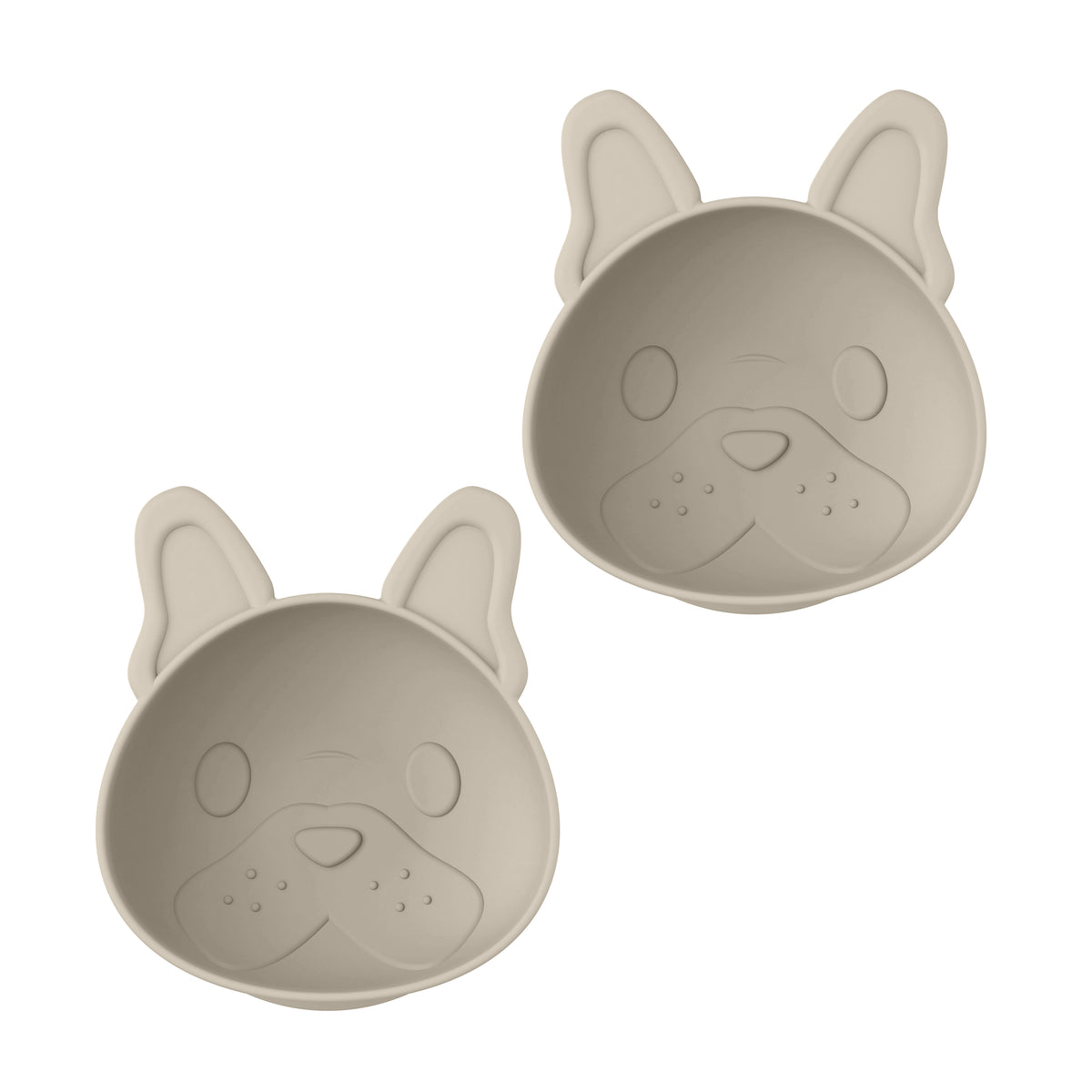 MELII LUXE SILICONE SUCTION BOWLS 2 PACK - BULLDOG