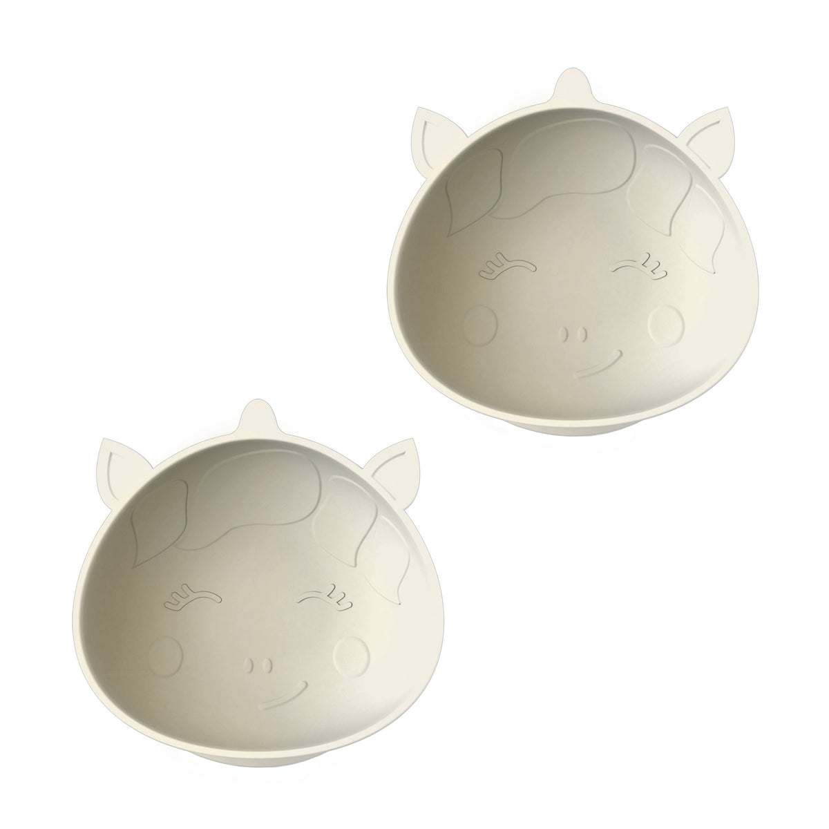 MELII LUXE SILICONE SUCTION BOWLS 2 PACK - UNICORN