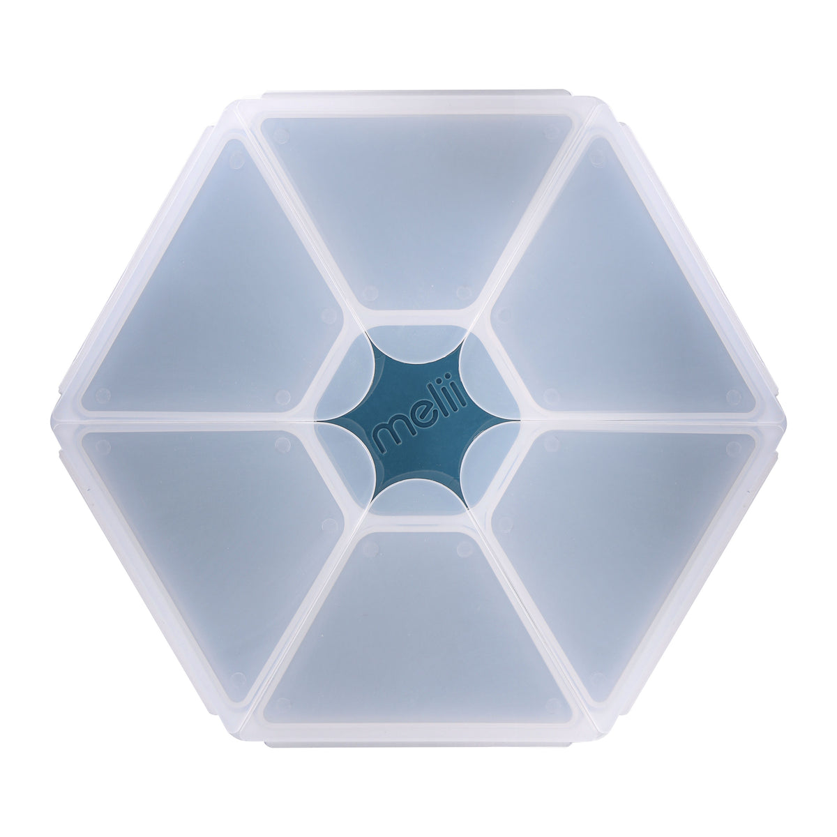 MELII LUXE HEXAGON SNACKLE BOX - Blue