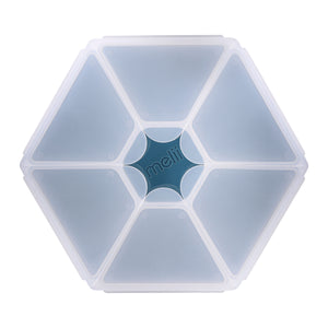 MELII LUXE HEXAGON SNACKLE BOX - Blue