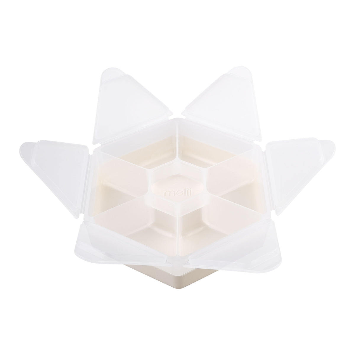 MELII LUXE HEXAGON SNACKLE BOX - Ivory