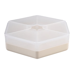 MELII LUXE HEXAGON SNACKLE BOX - Ivory