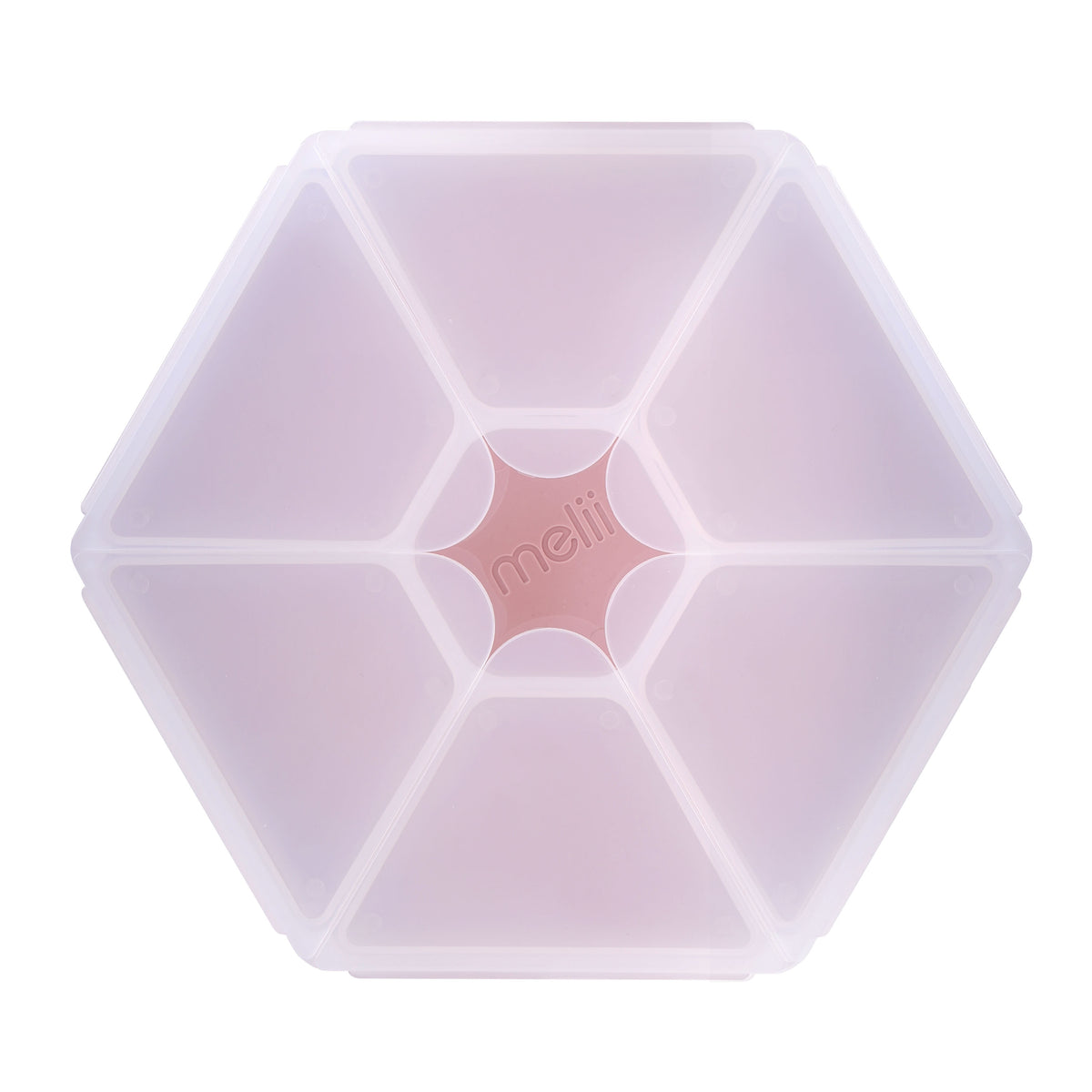 MELII LUXE HEXAGON SNACKLE BOX - Pink
