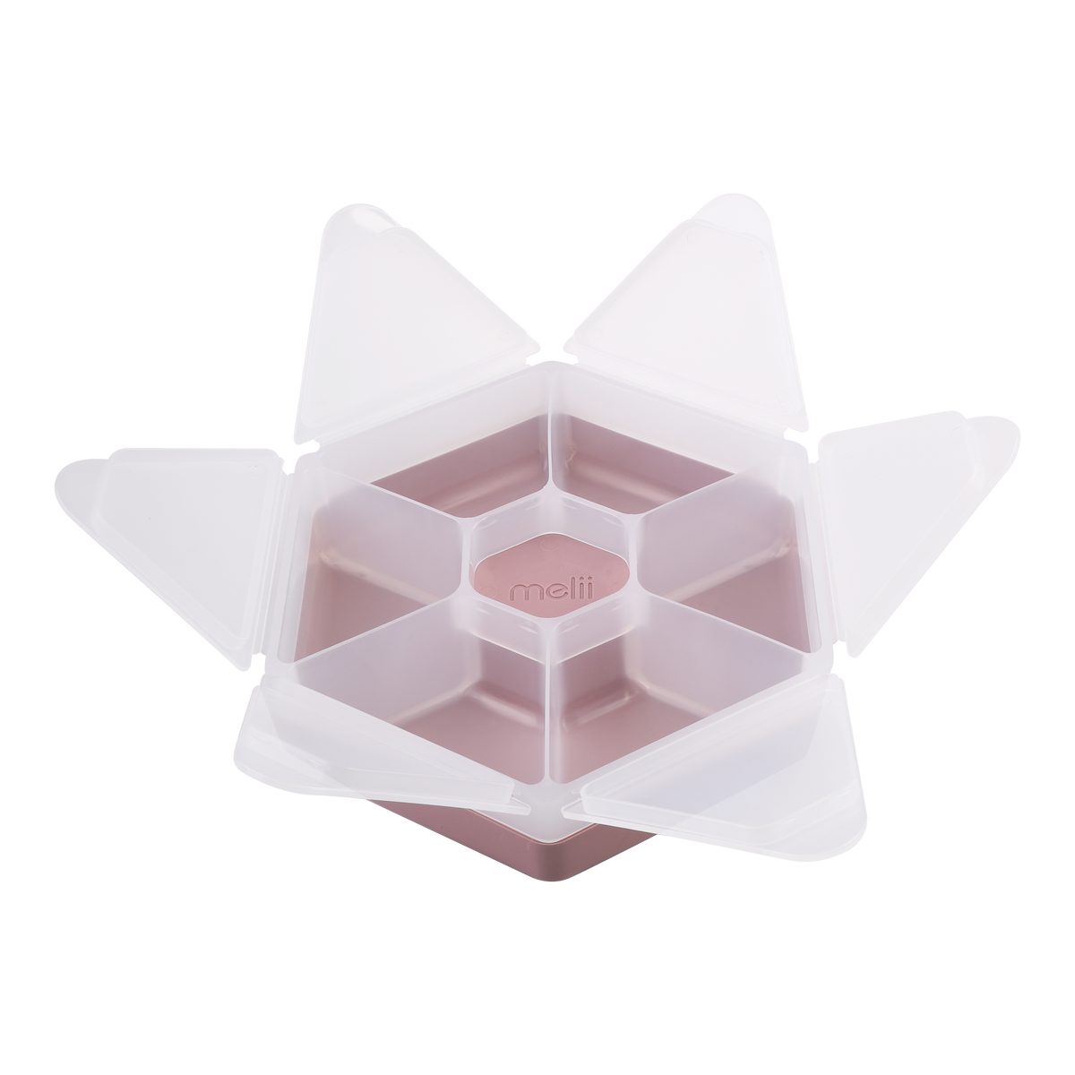 MELII LUXE HEXAGON SNACKLE BOX - Pink