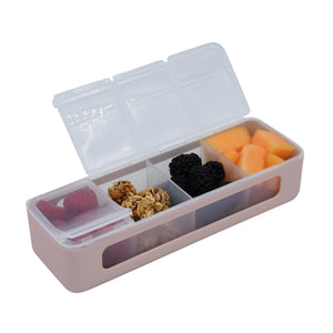 MELII LUXE 4 COMPARTMENT SNACK BOX - PINK