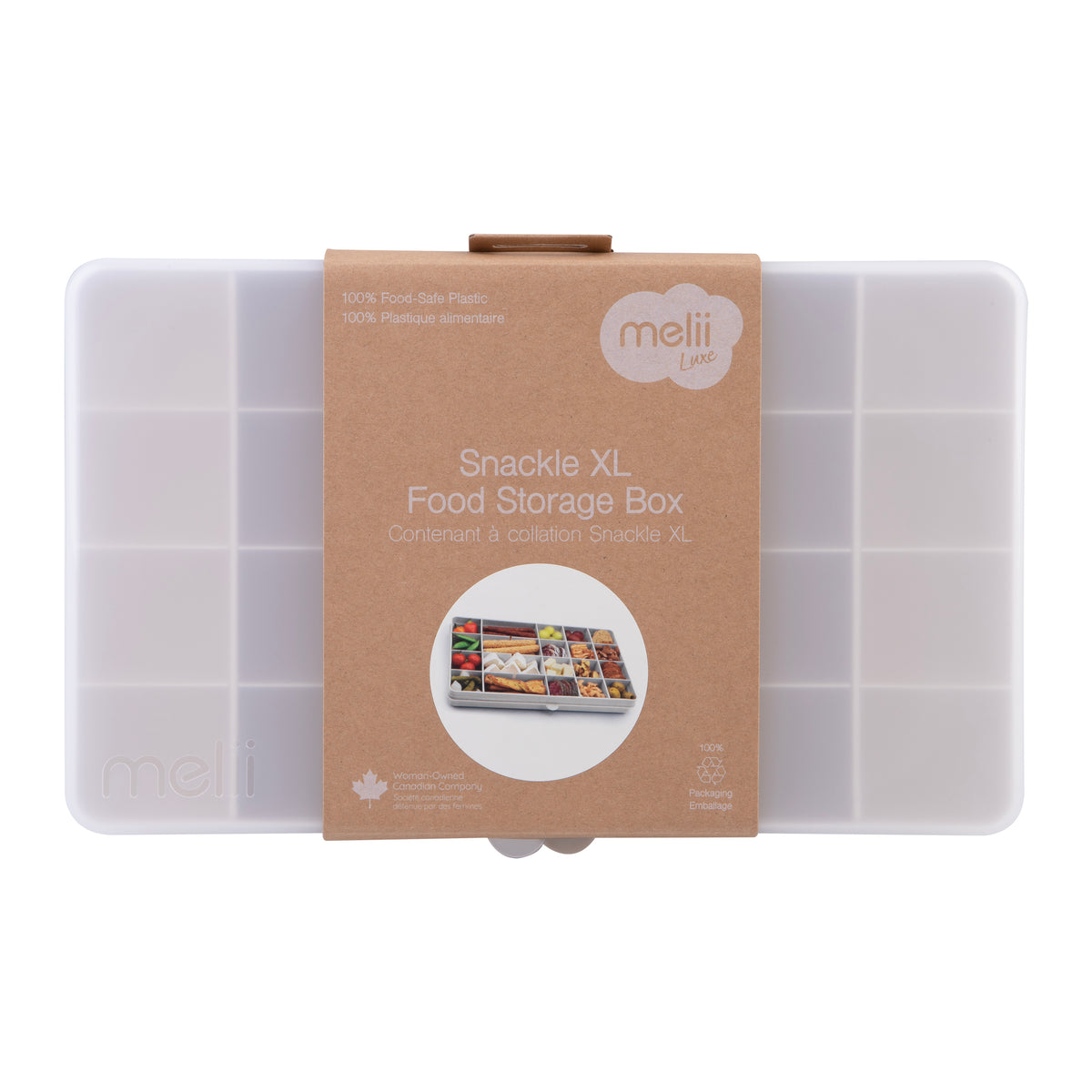 MELII LUXE SNACKLE BOX XL - IVORY