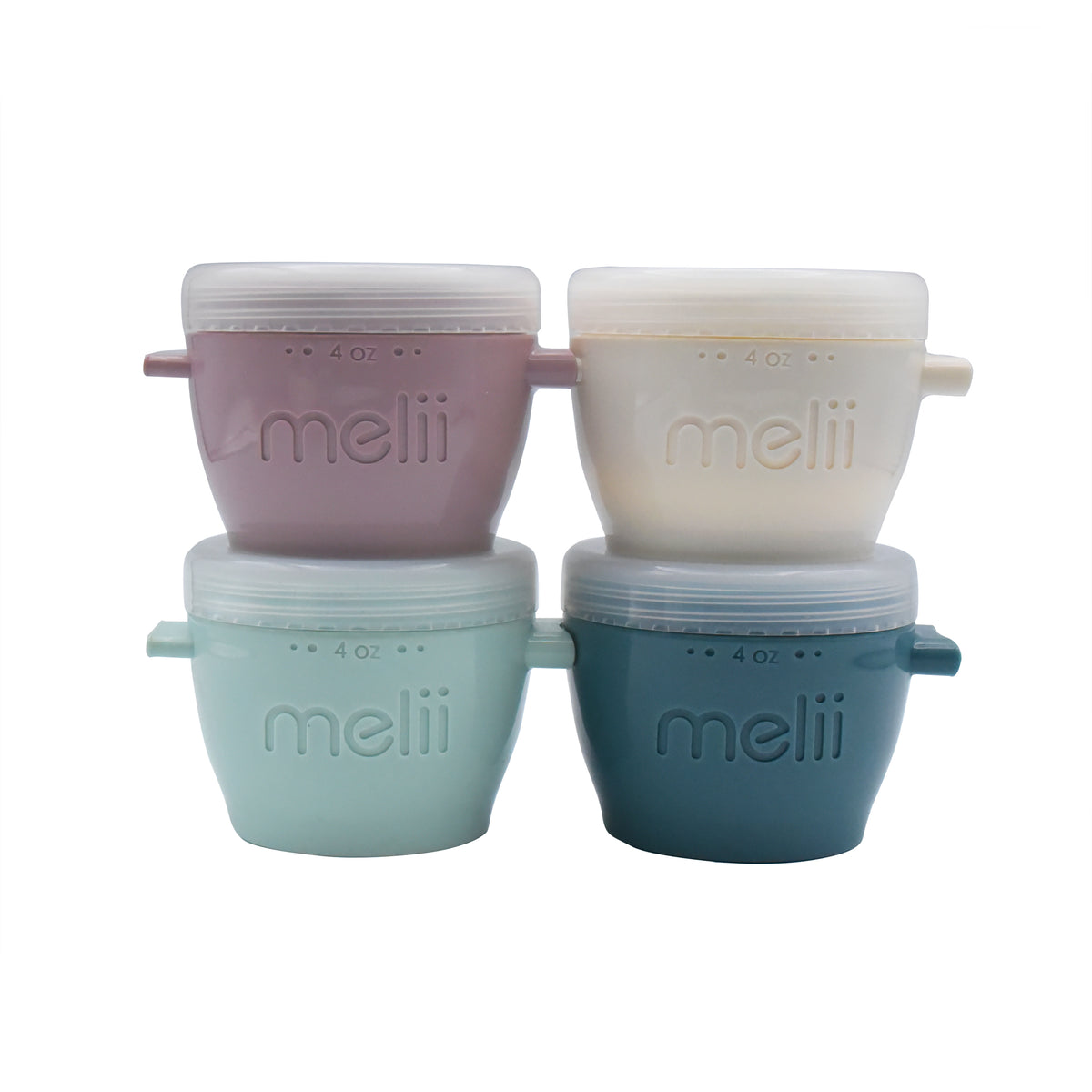 MELII LUXE SNAP &amp; GO PODS SET 4 (4OZ/120ML)